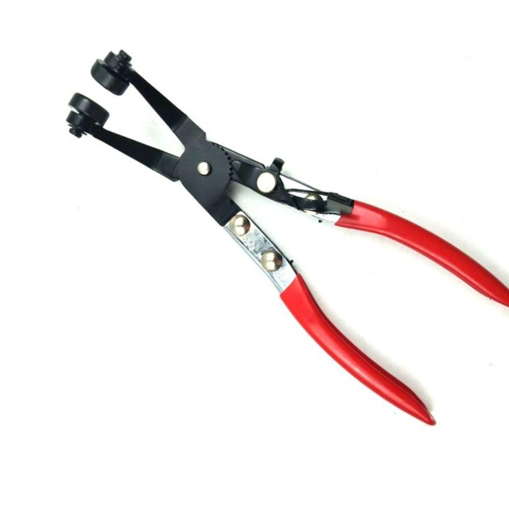 LANFY Tang Penjepit Selang Bahan Bakar Penyejuk Meningkatkan Kekuatan Penghilang Penjepit Pencabut Alat Perbaikan Kendaraan Klip Penjepit Bbm Coolant Clip Flat Band Ring Clamp Plier