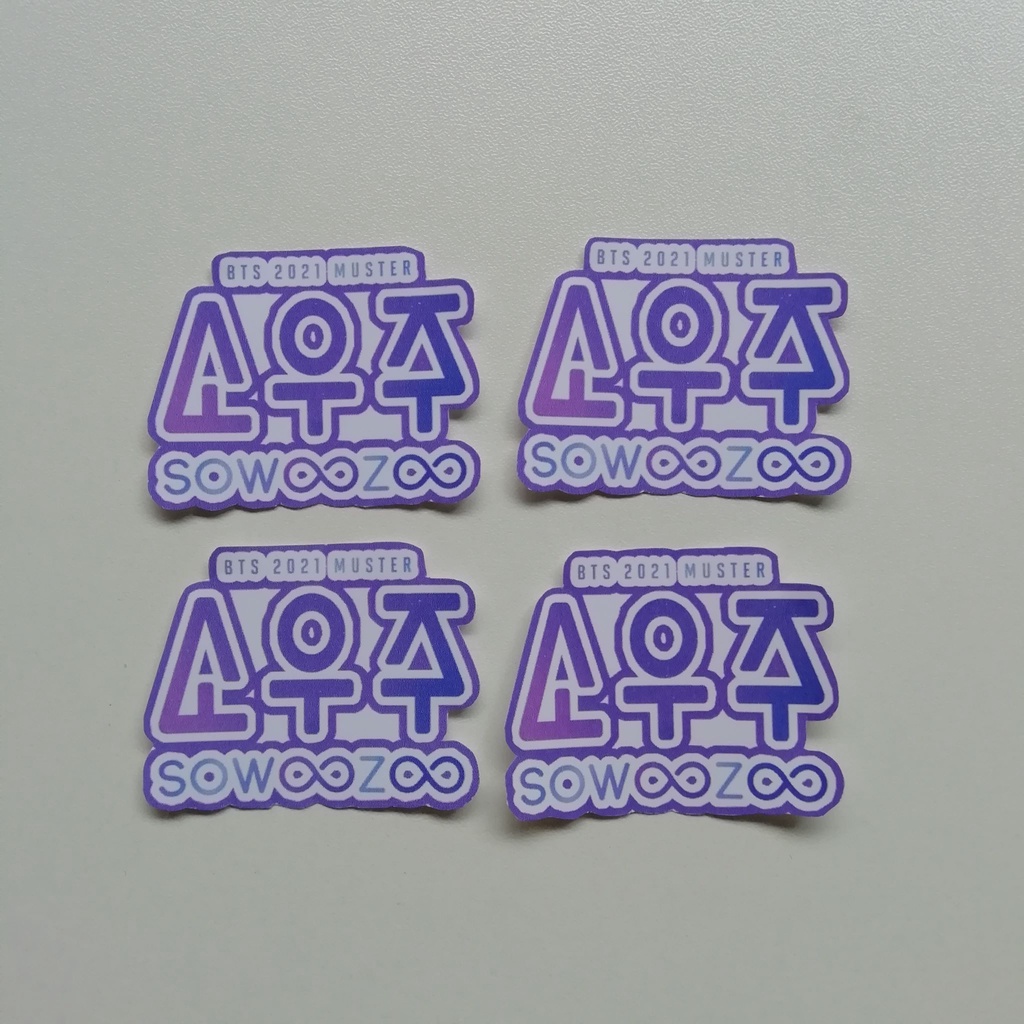 

[ST-3] Sticker BTS SOWOOZOO Sticker Bangtan Boys Festa Sowoozoo Stickers BTS Sowuju