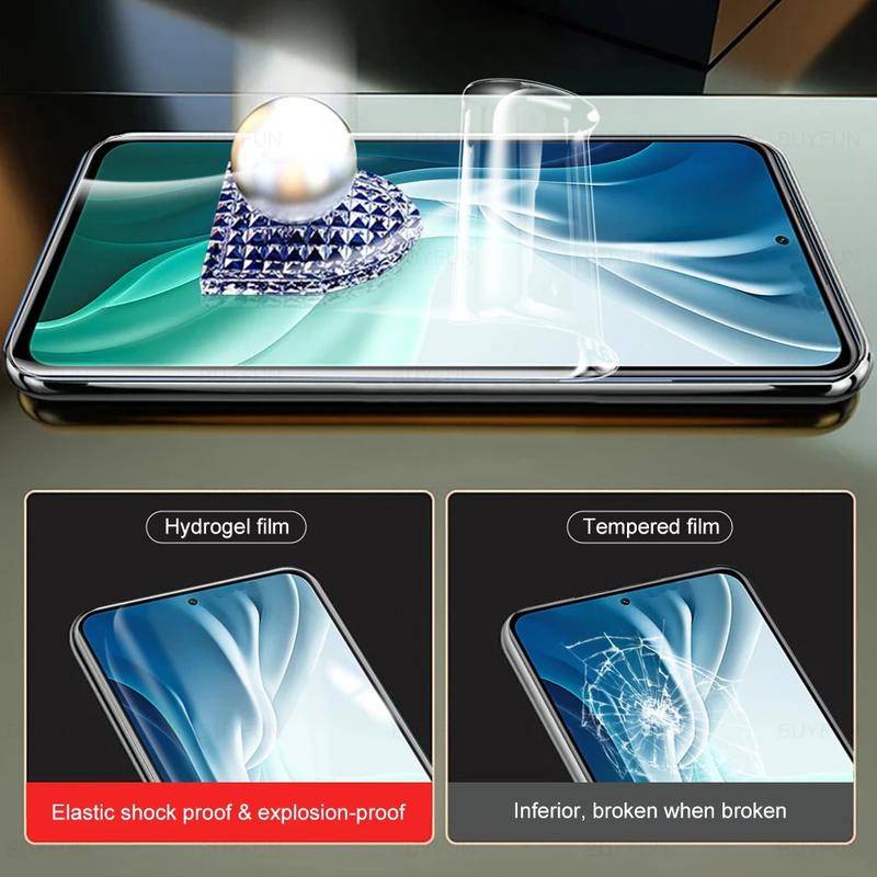 Film Pelindung Layar Hydrogel NFC Untuk Redmi Note 6 7 8 8T 9 10 10s 11 Pro Plus 4G 5G 6A 8A 9A 9C 9T