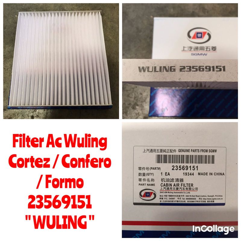 Filter Ac Wuling Cortez ( 23569151 ) " Wuling "
