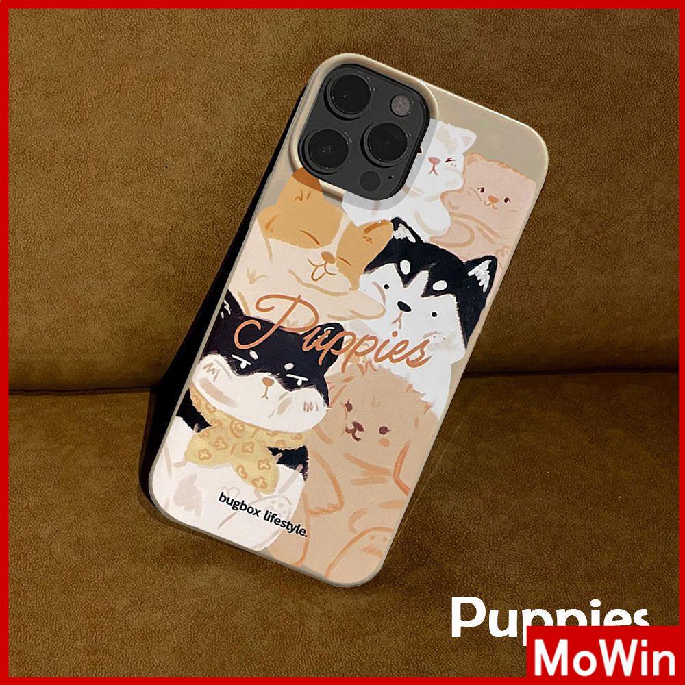 For iPhone 14 Pro max iPhone Case Dray Khaki TPU Soft Case Candy Case Shockproof Protection Camera Cute Puppy Compatible For iPhone 13 Pro max 12 Pro Max 11 Pro max xr xs 7Plus 7 8