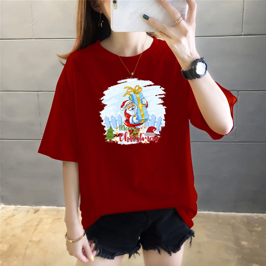 KAOS 0VERSIZE WANITA SPECIAL CRISTMAS EDITION  5