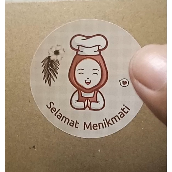 Jual Stiker makanan selamat menikmati | Shopee Indonesia