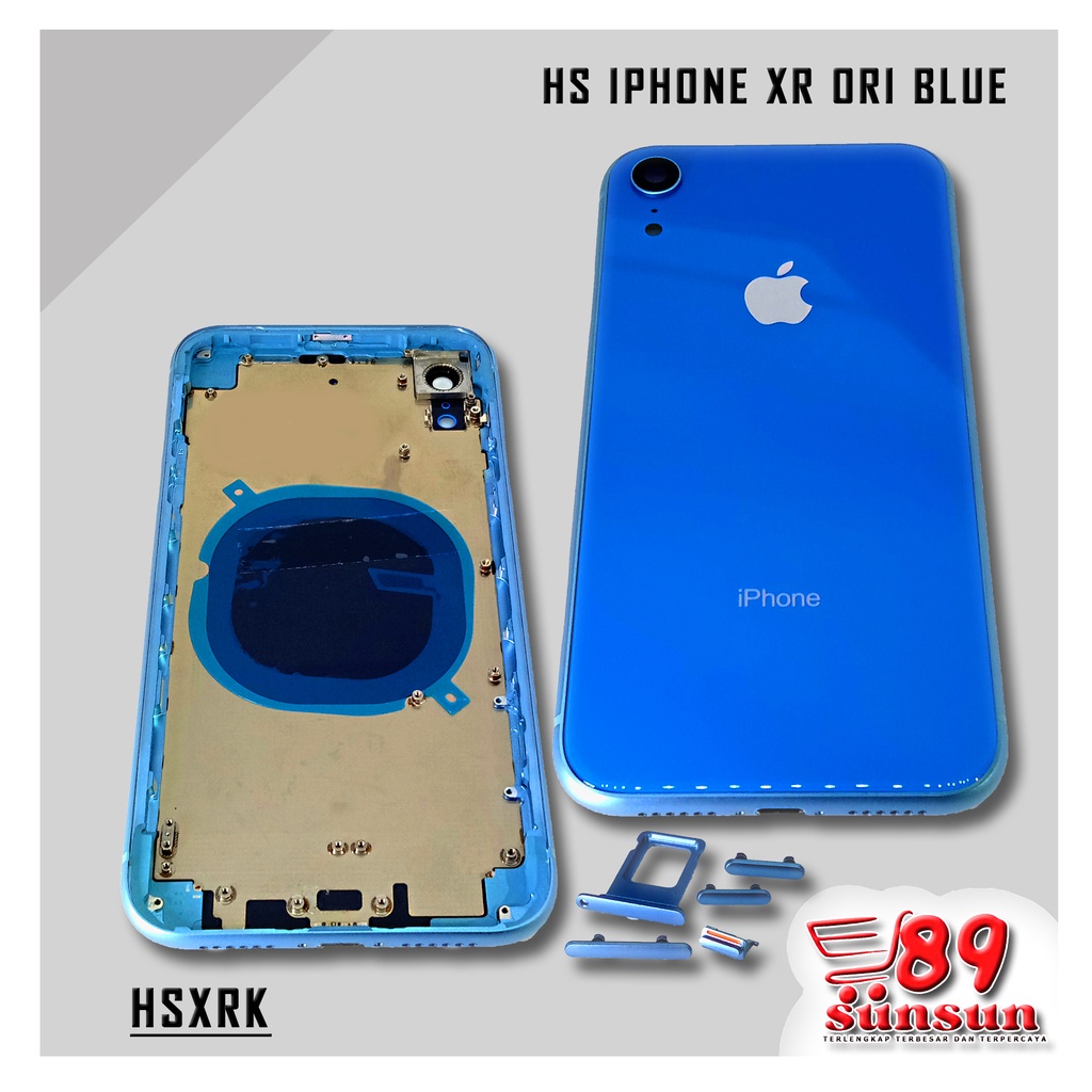 HOUSING FOR IPHONE XR ORIGINAL BLUE