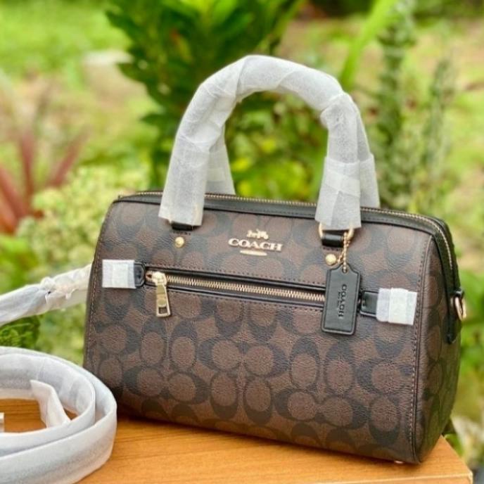 Tas Wanita branded Coach Rowan satchel Original