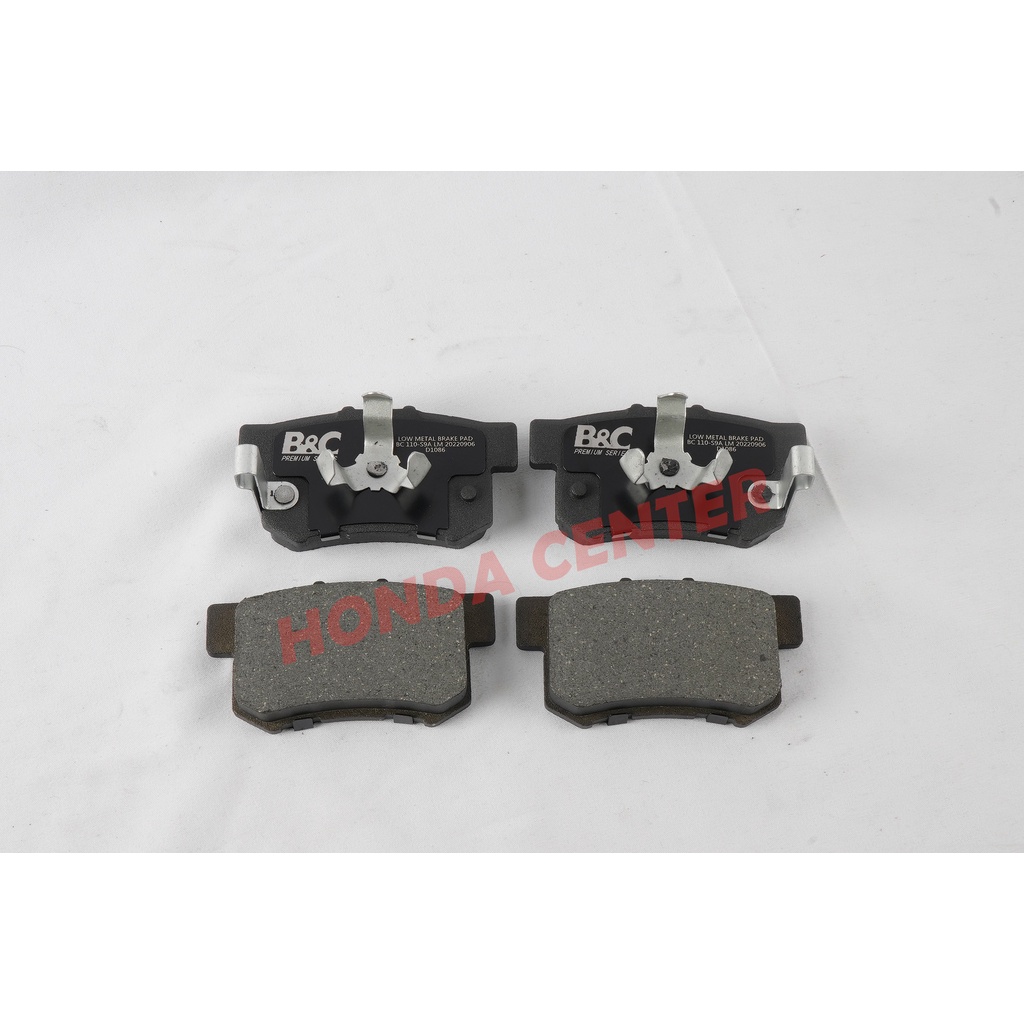 kampas rem brake pad belakang crv gen2 2002 2003 2004 2005 2006 crv gen4 2012 2013 2014 2015 2016 2017