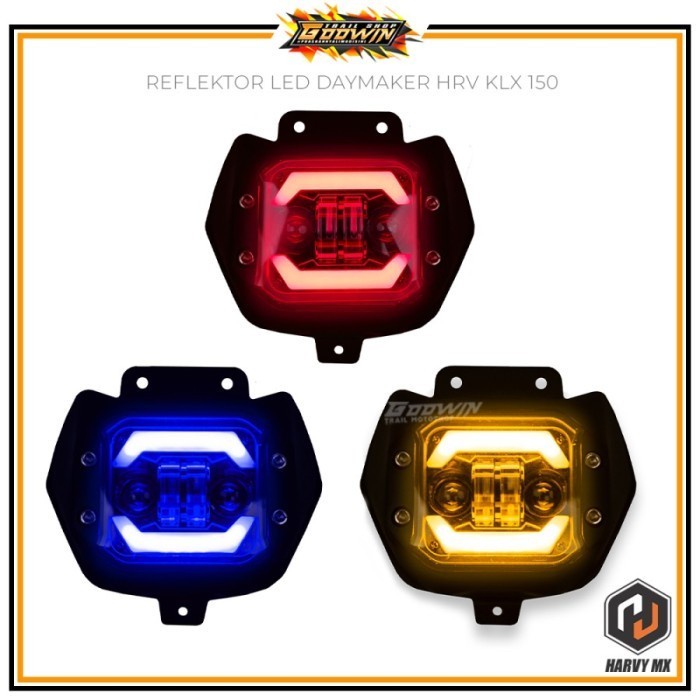 promo discount Reflektor LED Lampu Depan plus rumah include carbon tech DAYMAKER HRV CRF 150L KLX BF WR 155 - Reflektor LED Lampu Depan Sumo DAYMAKER HRV CRF 150L KLX BF WR 155 plus rumah set carbon tech import italy moge motor gede kopling perfomance