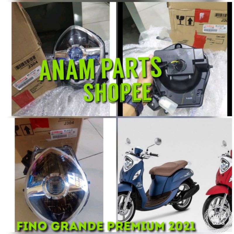 REFLEKTOR LAMPU DEPAN FINO GRANDE FINO PREMIUM 2021 ORIGINAL YAMAHA YGP