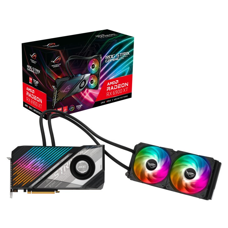 ASUS ROG STRIX LC GAMING RX 6900 XT TOP OC - LIQUID COOLER 16GB GDDR6