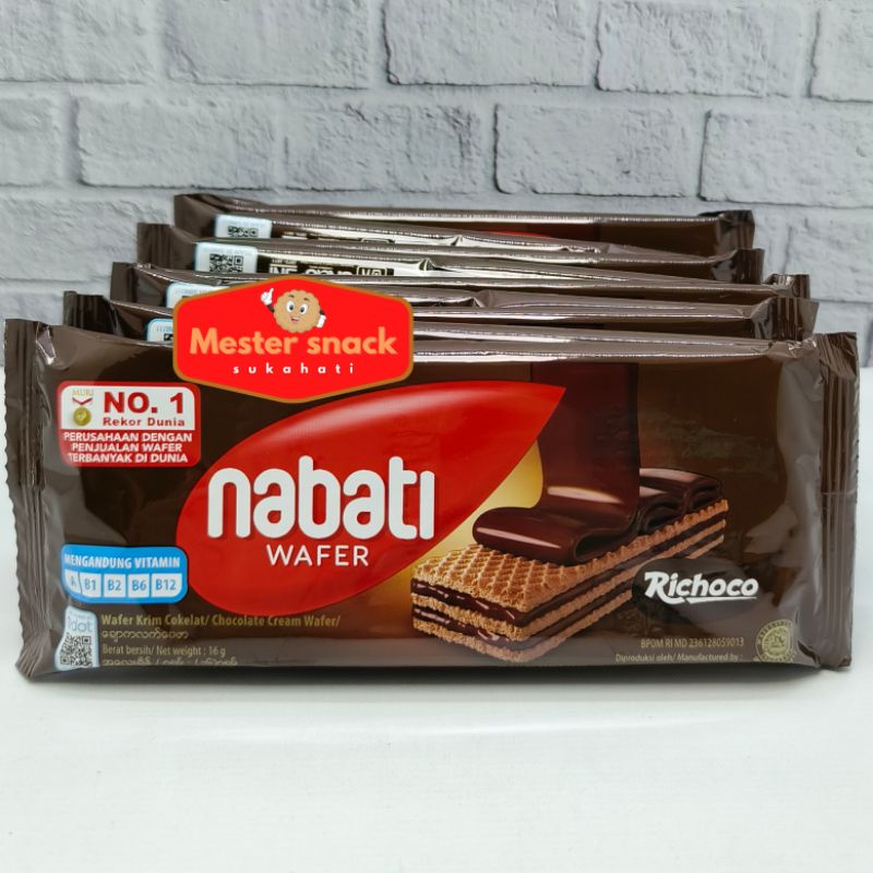 Nabati Wafer 20 gram (1 pack isi 20 pcs)