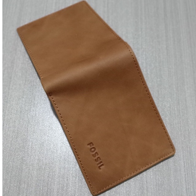 dompet lipat dua bahan kulit asli jenis nafa sweed model lipat biasa horizontal #dompet #dompetpria #dompetcowok