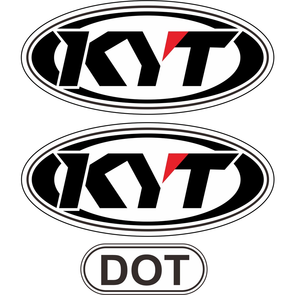sticker set helm kyt, stiker set helm kyt