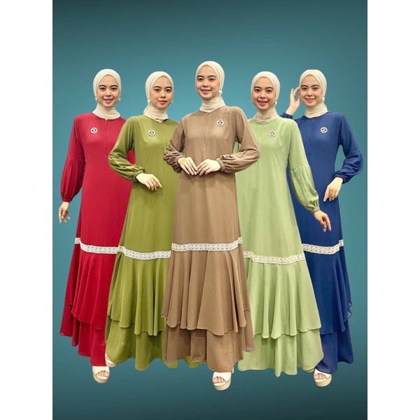 PB Prilly Busana - ARIEL GAMIS MALAYSIA RENDA MERMAID - GAMIS DUYUNG CERUTY BABYDOLL - MAXYDRESS POLOS - GAMIS BUSUI