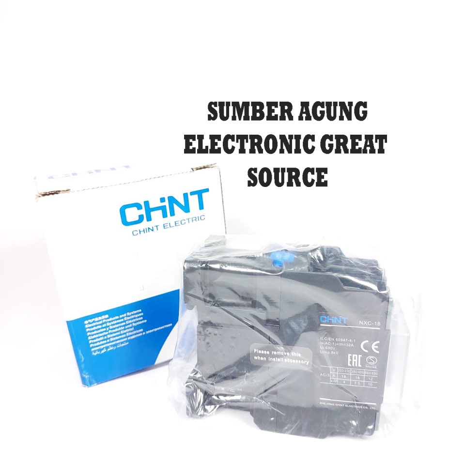 CHINT AC Contactor NXC18 NXC-18 Kontaktor 220V 32A 32 Ampere