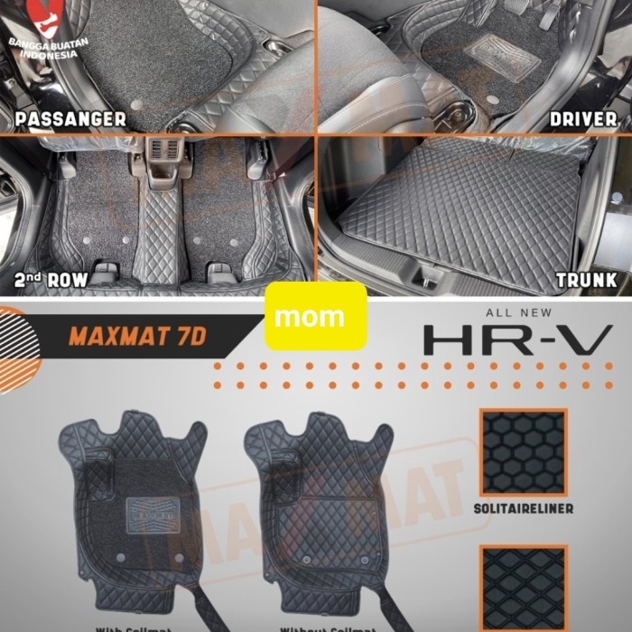 Karpet Maxmat 7D + Coil Otoproject All New Hrv 2022 Full Bagasi