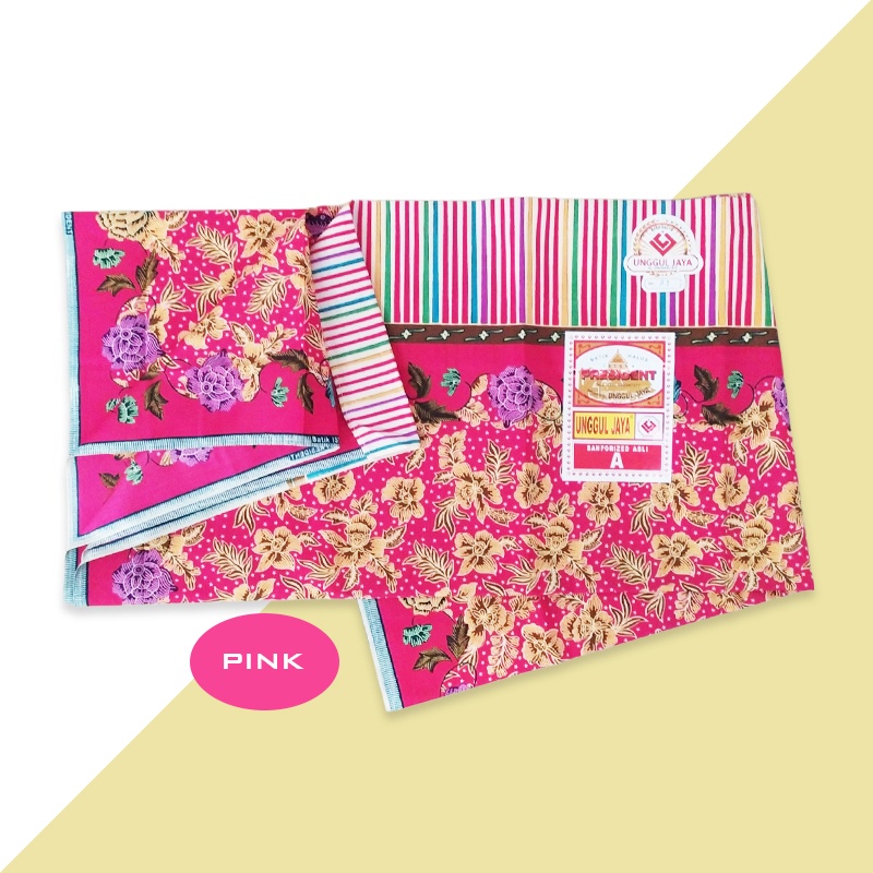Kain Gendongan Bayi Samping Jarik Batik Tradisional President Unggul Jaya Kualitas Premium 255x90cm Corak Bunga