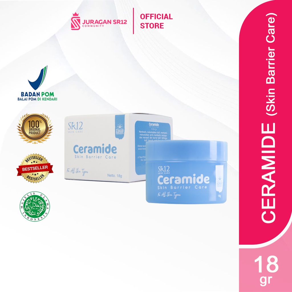 Ceramide Skin Barrier Care SR12 Moisturizer Cream Pelembab Wajah BPOM