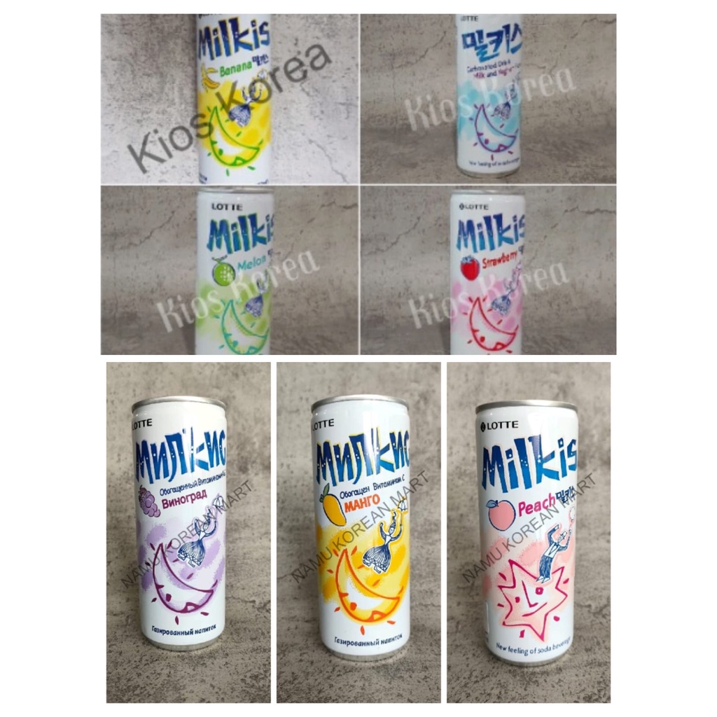 

Lotte Milkis Susu Soda 250ml / Minuman Susu Soda / Minuman Korea