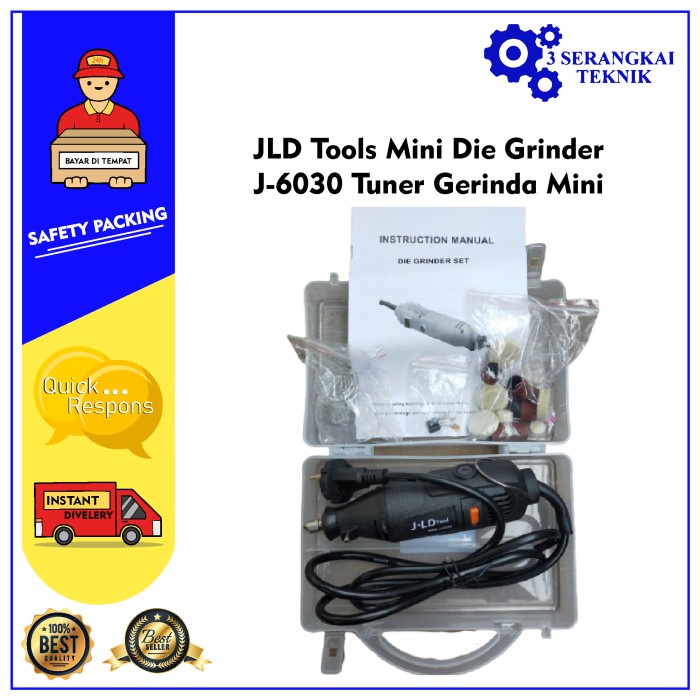 Jld Tools Mini Die Grinder J-6030 Tuner Gerinda Mini