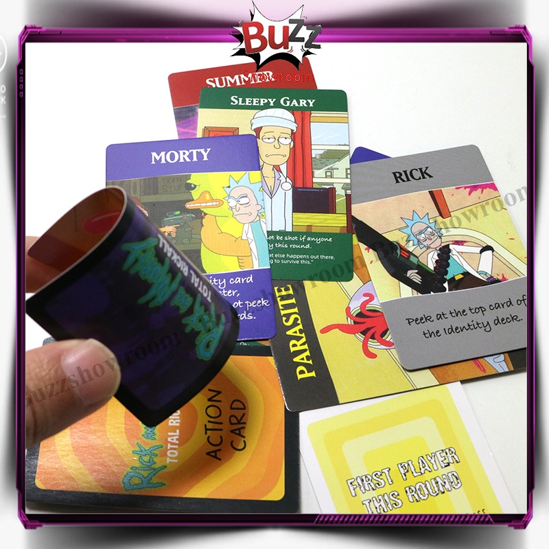 Rick and Morty Total Rickall Card Game Board Games