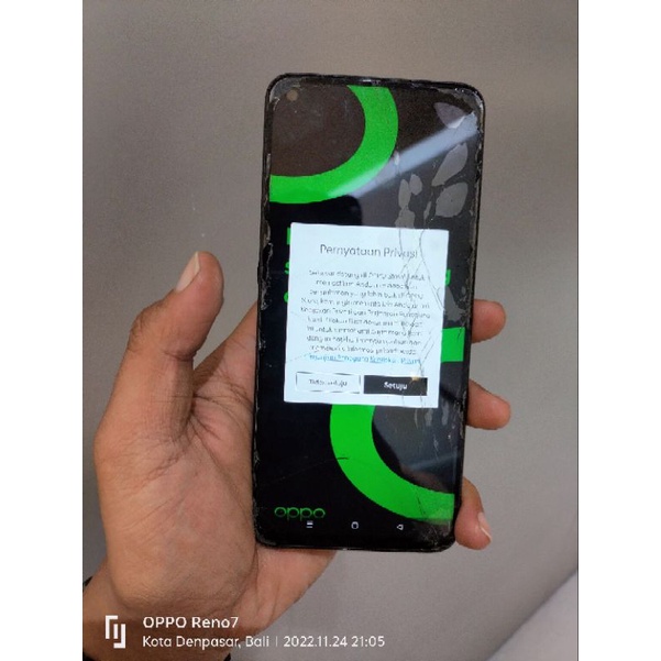 LCD OPPO A92 RETAK NORMAL ORIGINAL COPOTAN