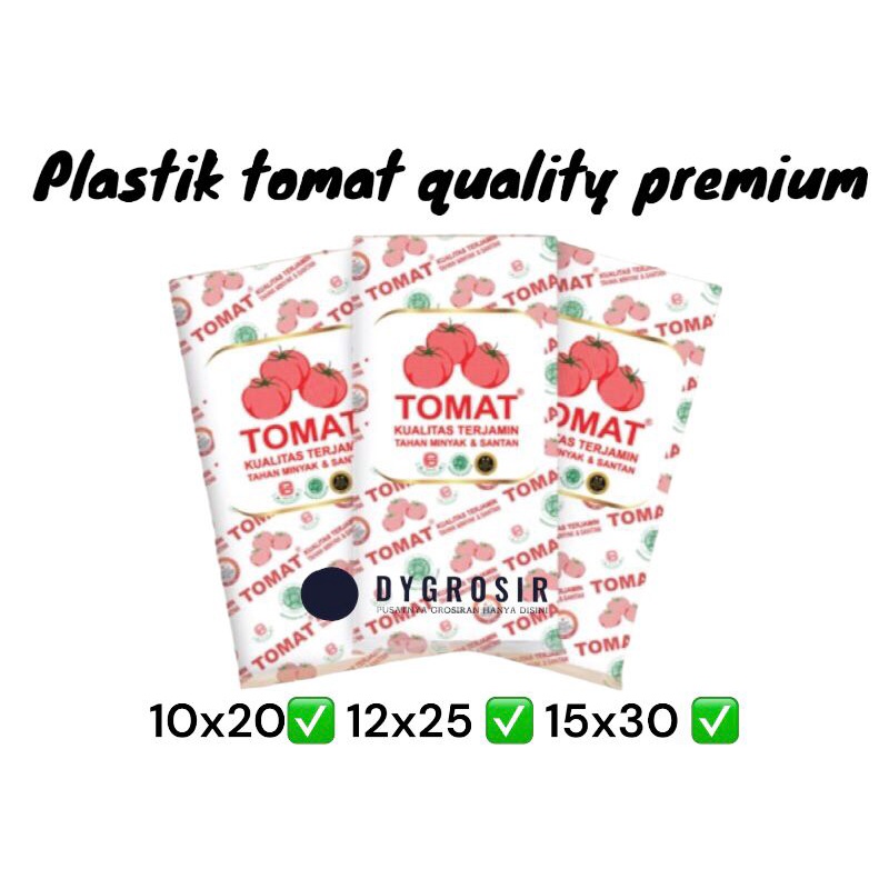 Jual Dy ~ Plastik Pe Tomat 20x35 15x30 12x25 10x20 Plastik Es