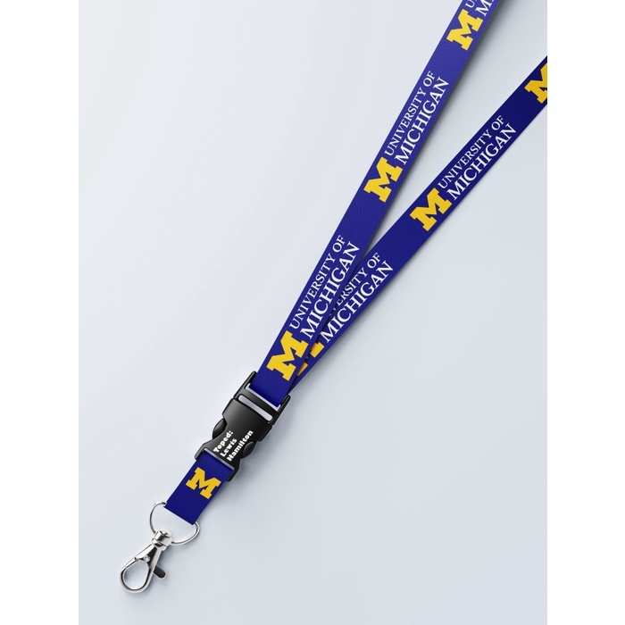 

Document Organizer Lanyard Michigan University Kampus Amerika Bisa Satuan Custom