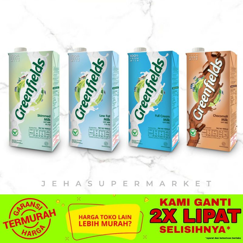 

⭐SUSU UHT⭐ Greenfields 1 Liter