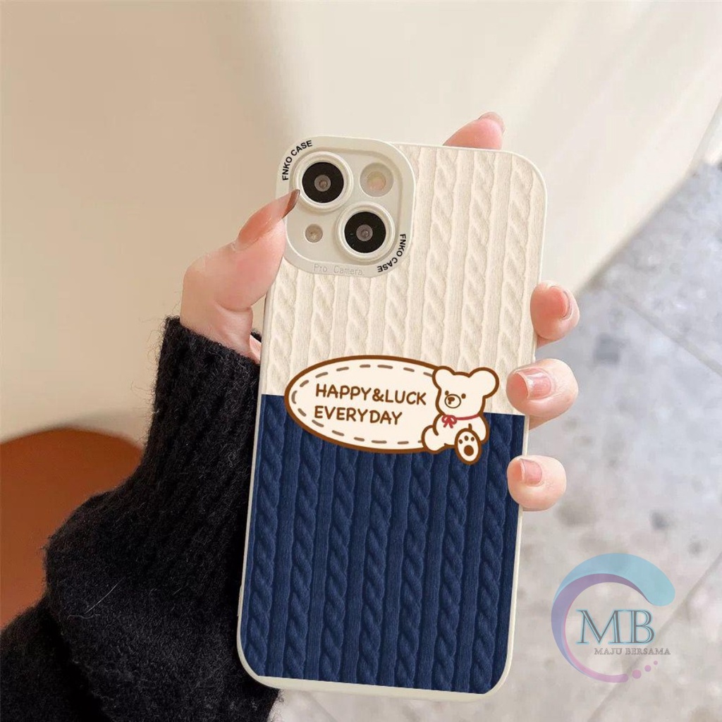 SS115 SOFTCASE MOTIF KARTUN BERUANG XIAOMI REDMI NOTE 5 5PRO 6 7 8 9 10 11 PRO POCO X3 M4 MB3909