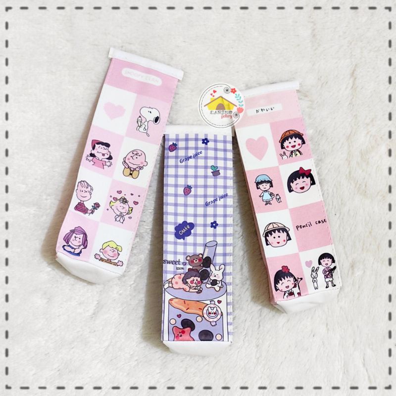 

Tempat Pensil Import Kotak Susu Karakter Cartoon Anak