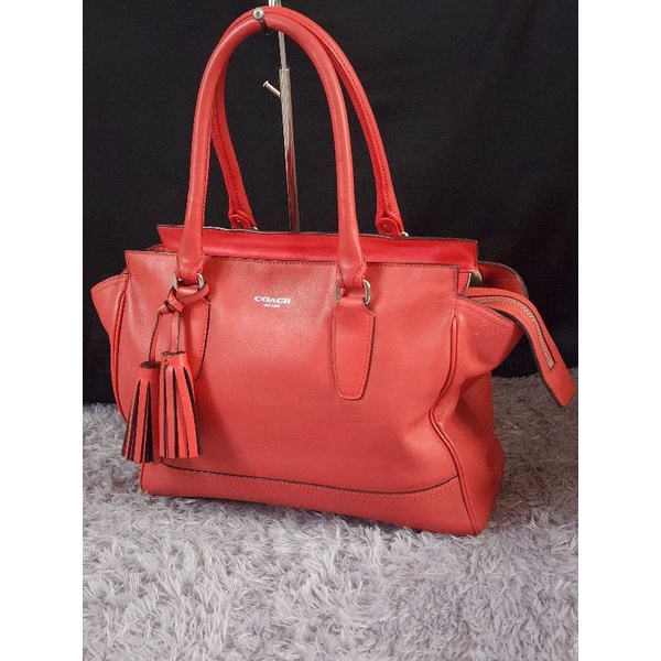COACH LEGACY CANDACE CORAL TOTE BAG PRELOVED