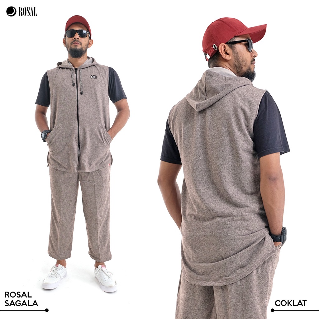 Rompi Shalat Sagala ROSAL Rompi Sholat Hoodie Pria Dewasa