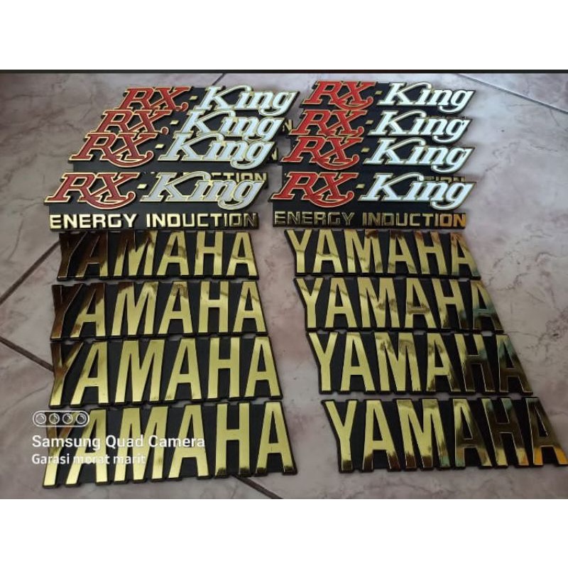 Emblem Rx-King Set Yamaha Sepasang Kualitas Terbaik