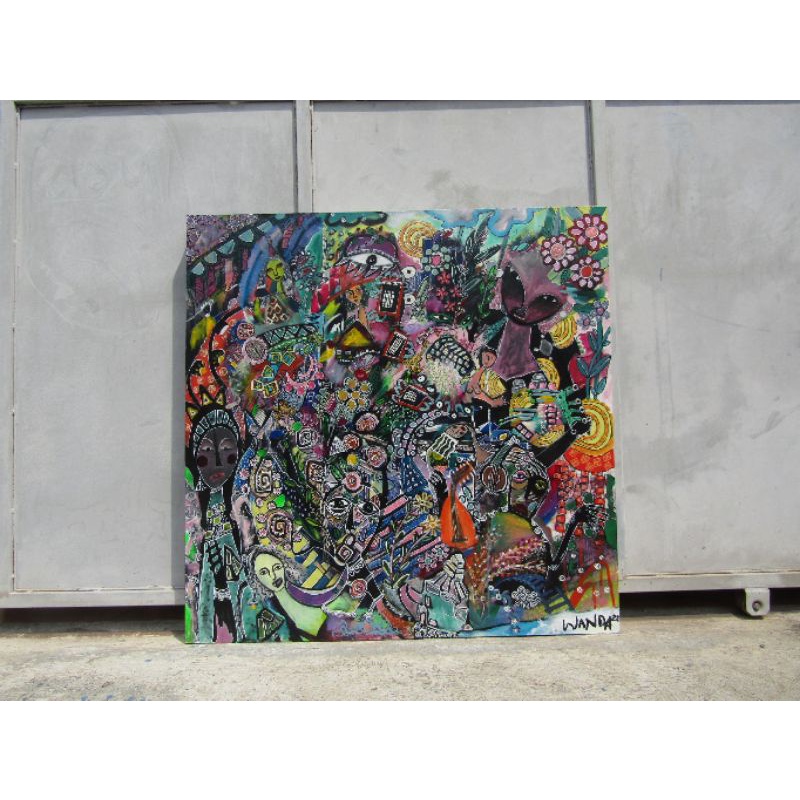 Lukisan Kanvas Original Ukuran Besar