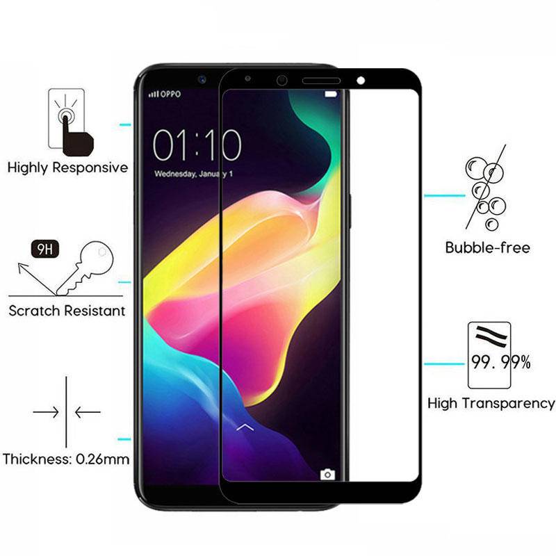 Pelindung Layar Tempered Glass 9H HD Untuk OPPO F5 F7 Vivo V9