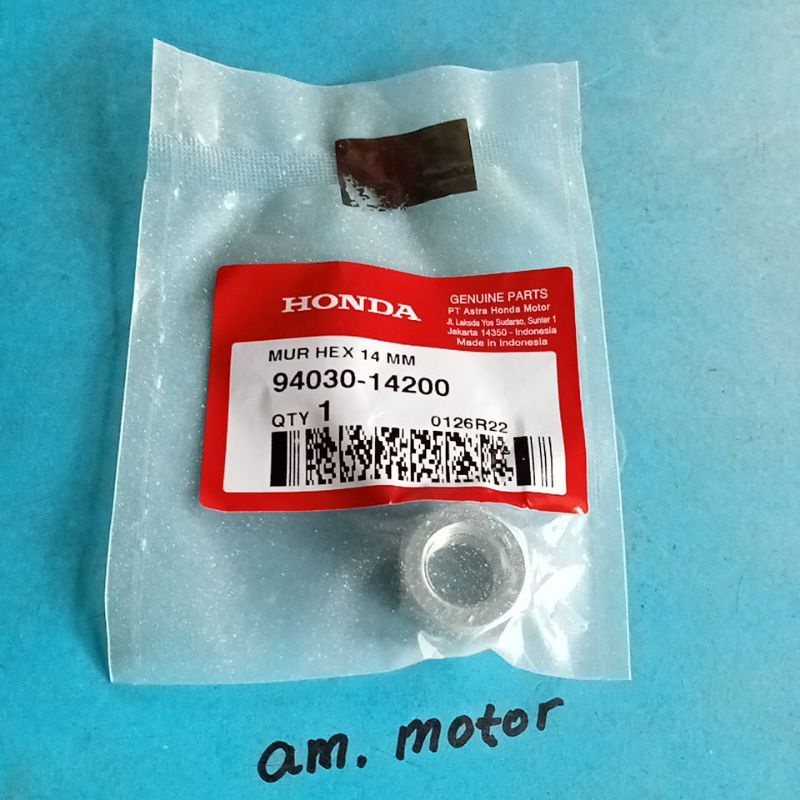 mur kruk as rumah roller  14 mm  beat, Vario, beat fi, esp, Vario 125,  kunci 22, Honda ori