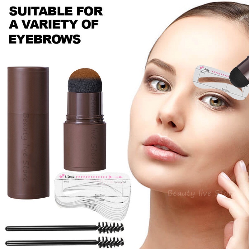 `ღ´ PHINKL `ღ´  FEALI Eyebrow Powder stamp powder kit set eye brow pensil cetak matic BPOM