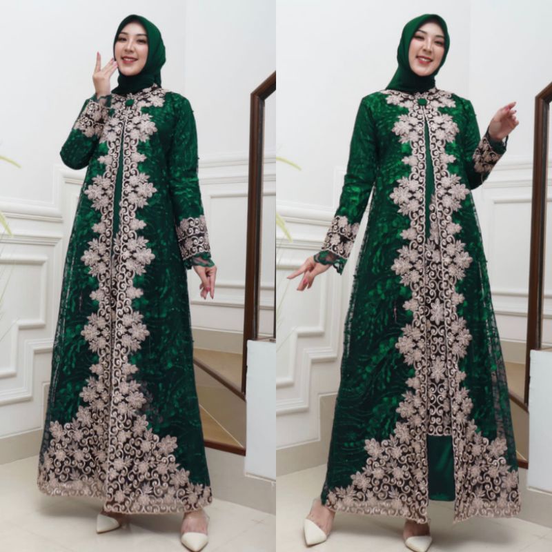 FASHION MUSLIM // ASTANA DRESS //BAHAN TILLE BORDIR PREMIUM DALAMAN SATIN VELVET // By Pelangi Jaya // KEBAYA ORIGINAL // KEBAYA MODERN