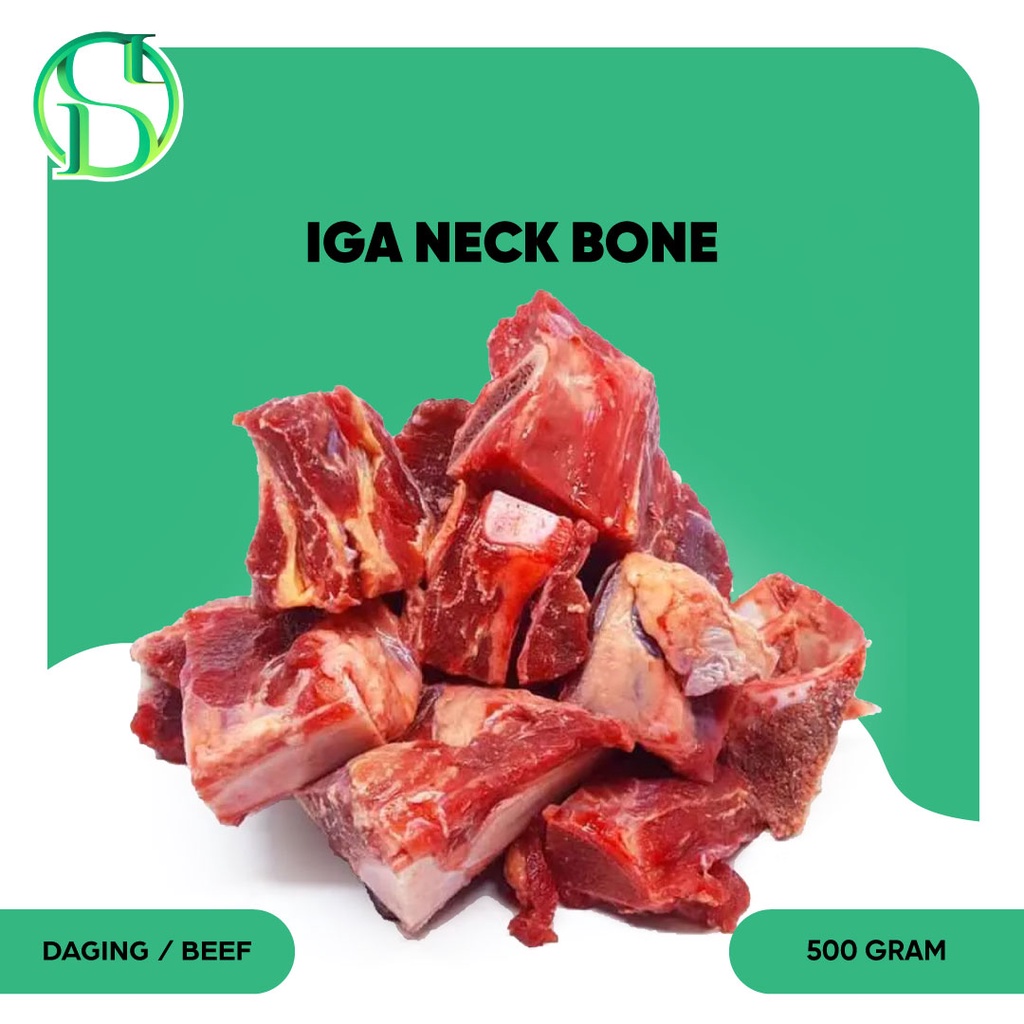 

Beef Neck Bone Tulang Leher Sapi Tulang 500gr