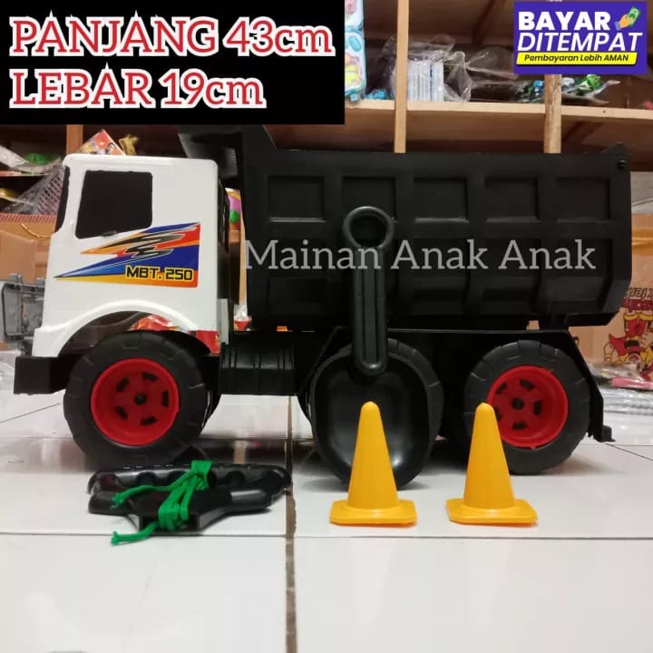 Mainan Mobil Truck MBT Truk Kontruksi Pengangkut Pasir - Mainan Mobil Truk