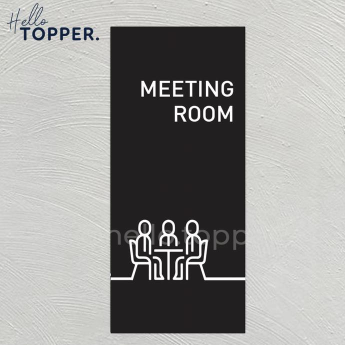 

Sign Label Akrilik Ruang Rapat Meeting Room Acrylic Signage