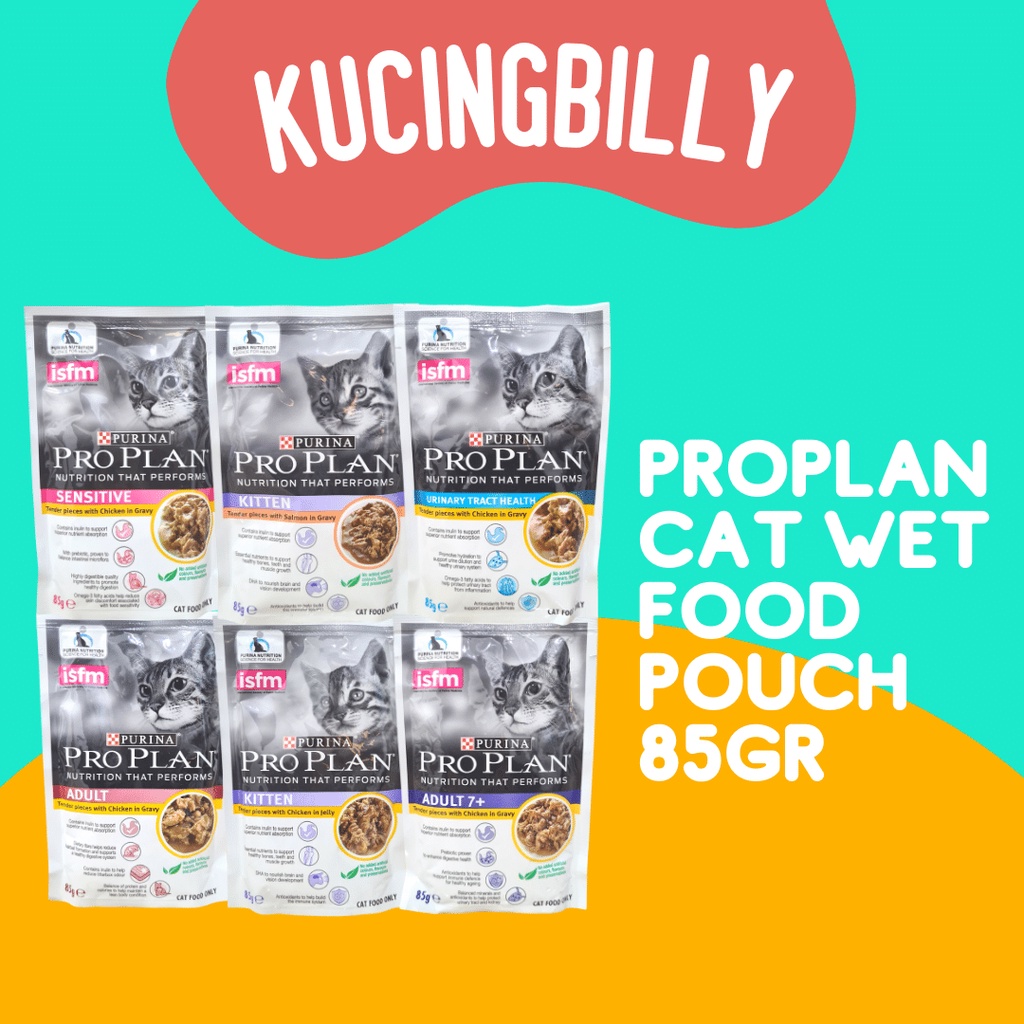 Proplan wet food 85gr Makanan kucing