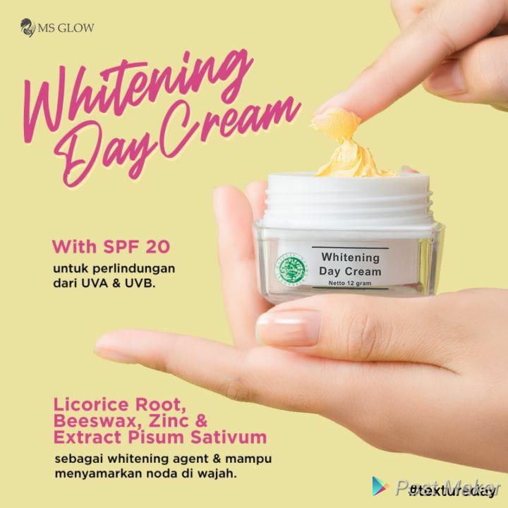 Promo Ecer Ms Glow Day Cream/ Whitening Night Cream / Luminous Night Cream / Ultimate Night Cream / 