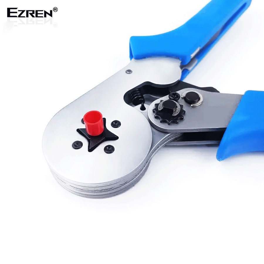 Ezren EZ-4 Tang Crimping Pliers Adjusting Ratcheting Square Ferrule