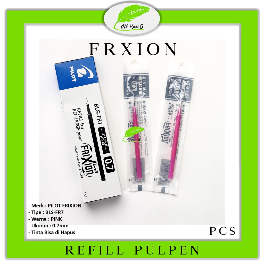 

FRIXION - Refill / Isi Ulang Pulpen 0.7mm Pink - PCS