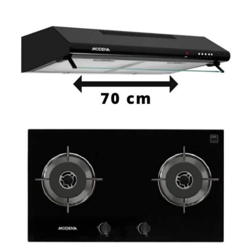 Paket Kompor tanam bh 5725 LO dan Cookerhood Sx 7511 L