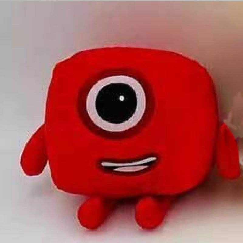 Mainan Boneka Plush Bentuk Angka Untuk Edukasi Anak