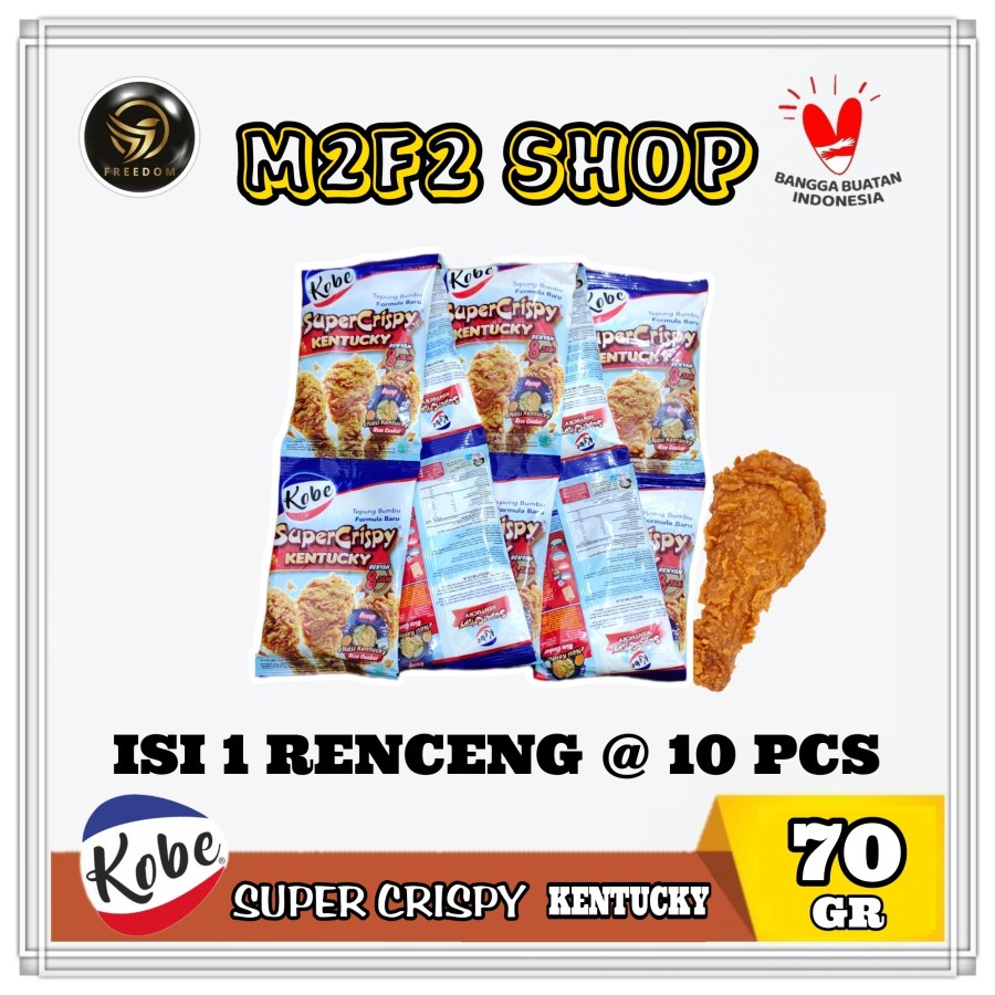 

Kobe Tepung Bumbu Super Crispy Kentucky - 70 gr (Kemasan Renceng)