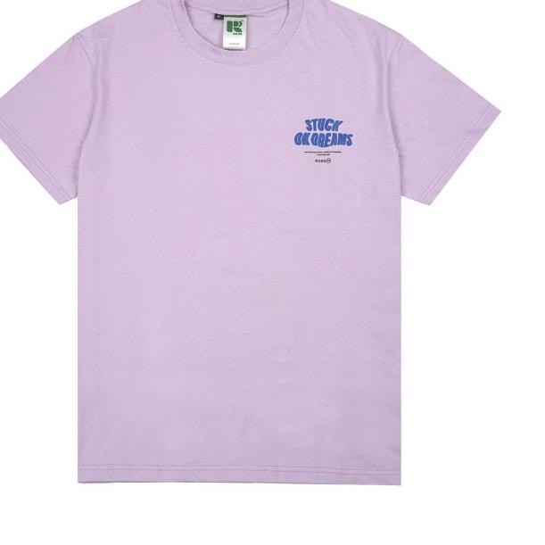 Russ Kaos Pria T-shirt Pria Stuck On Dream Lilac - l