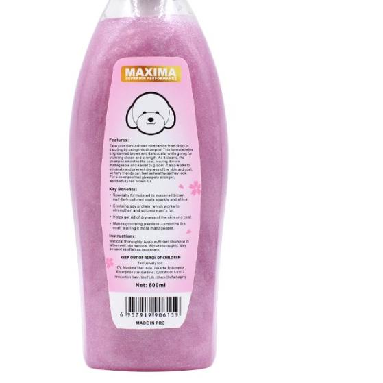 Shampoo anjing Poodle Red / Brown Maxima - Poodle shampoo